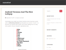 Tablet Screenshot of androidchef.com